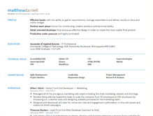 Tablet Screenshot of matthewdarnell.com